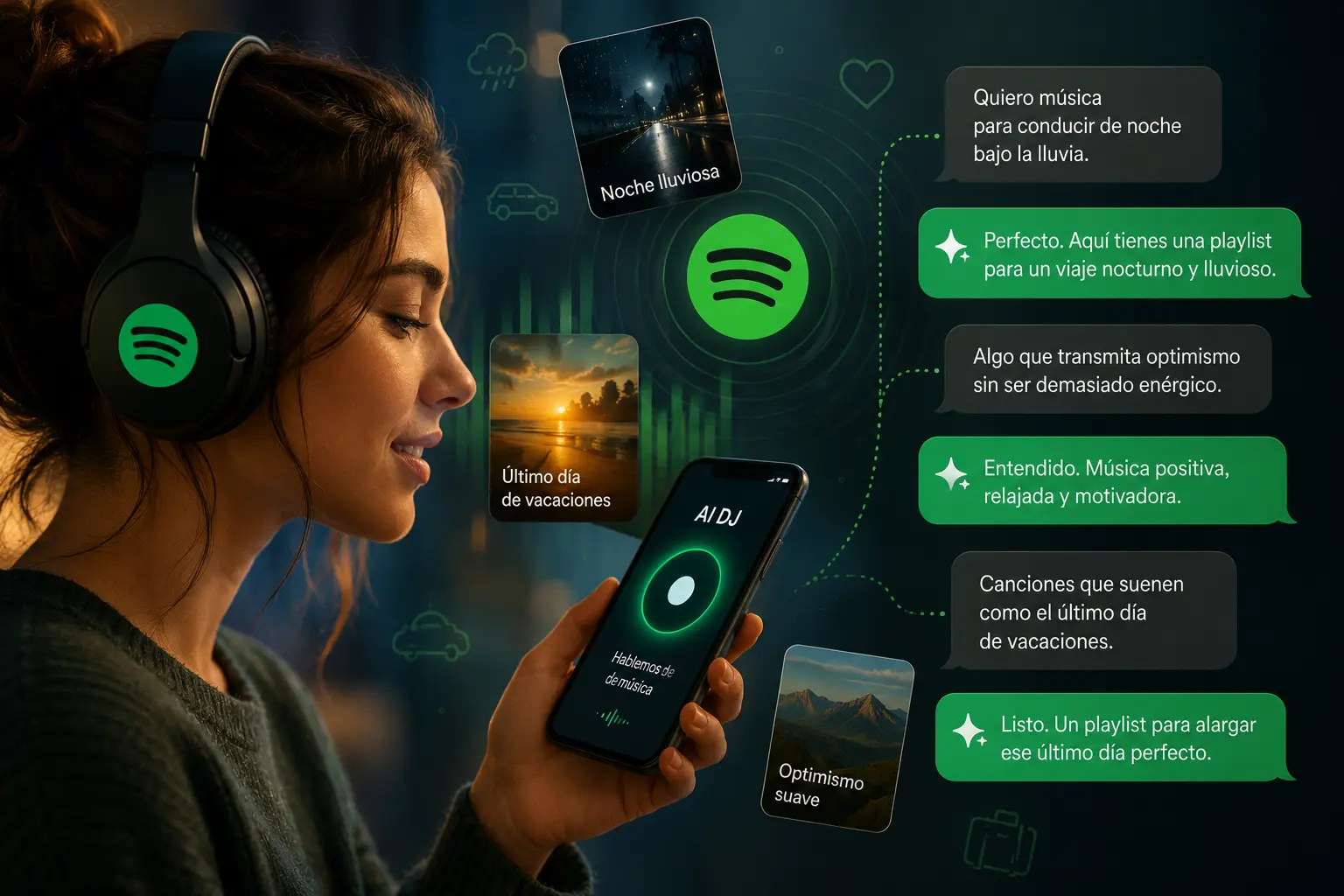Spotify ya no quiere recomendar música: quiere conversar contigo